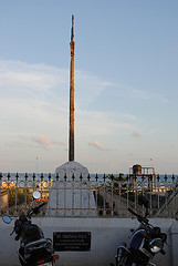 Tom's pole on beach