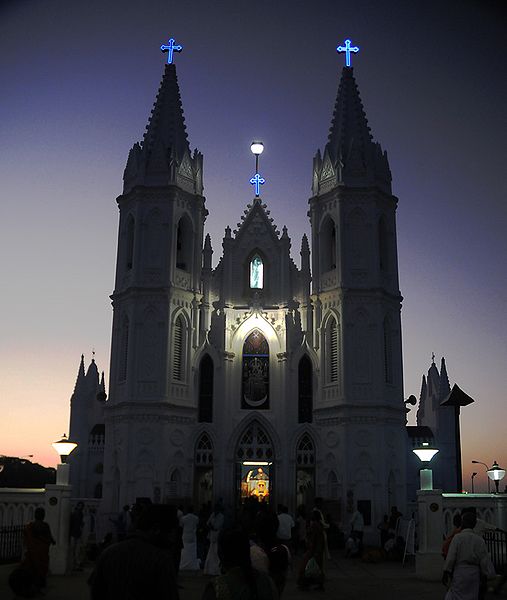 Velankanni Church was originally the Velankanni Amman Temple taken over by the Portuguese in the 16th century.