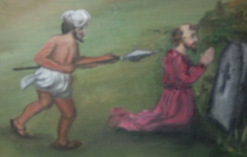 St. Thomas and his Hindu assassin