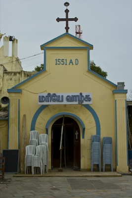 Little Mount Church built 1551 AD by the Portuguese.