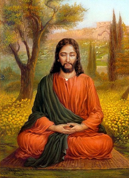 Jesus as a yogi in Kashmir