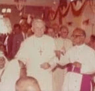 Pope John-Paul II & Archbishop Arulappa (1986)