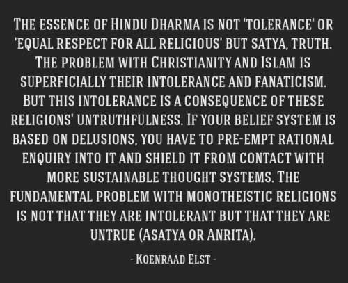 Dr Koenraad Elst Quote