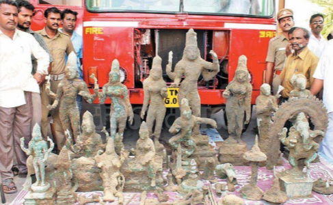 Archaeological findings in Velankanni.