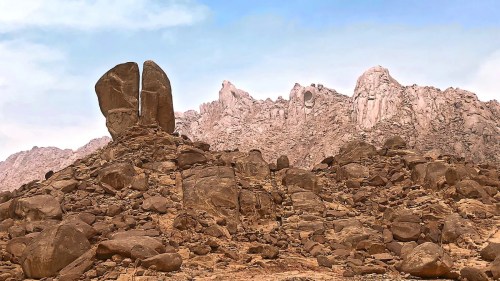 Mt. Horeb in Saudi Arabia.