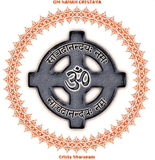 Om on Cross