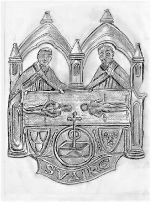 Medieval French Shroud Pilgim Badge Shroud Pilgim Badge